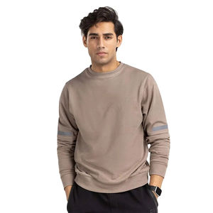 Vente en gros 2025 Nouveau Unisexe Polaire Ras Du Cou Sweats Manches Longues Hommes Pull Jersey Hommes Sweat Sans Capuche - Product Image 1