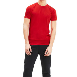 เสื้อยืดสไตล์ลำลองสำหรับผู้ชายแบบมืออาชีพลายสีทึบพร้อมโลโก้ออกแบบได้เอง - Product Image 3