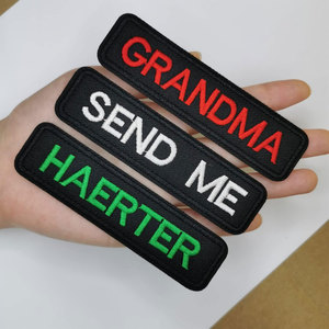 ป้ายปักไหมเชนิลล์สำหรับเสื้อแจ็คเก็ต ชุดยูนิฟอร์ม กระเป๋า เสื้อผ้า-รับทำโลโก้ตามสั่ง งานฝีมือ DIY ปรับแต่งสีและขนาดได้ - Product Image 2