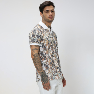 Polo de calidad superior de talla grande para hombre, de algodón 100% Material, ligero, de secado rápido, transpirable, Impresión de logotipo personalizado - Product Image 5