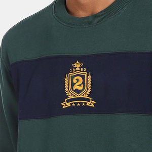 Precio al por mayor de fábrica, sudadera bordada transpirable de secado rápido para hombre, sudadera bordada para hombre de nuevo estilo - Product Image 6