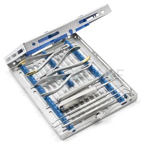 Kit de laboratorio de ortodoncia, bandeja básica, juego de Ortodoncia con casete de esterilización, herramienta de ortopedia dental, Juego de alicates de ortopedia de dentista - Product Image 5