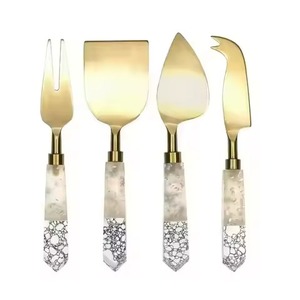 Juego de Queso Premium, Juego de Cubiertos de Acero Inoxidable con Pulido Brillante, Juego de Cubiertos Decorativos Hechos a Mano para Cocina - Product Image 5