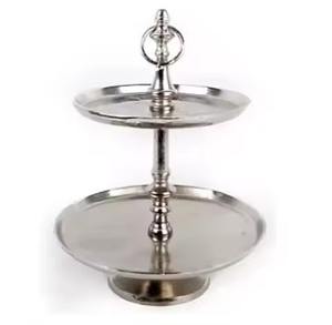 Nuevo Juego de Soportes para Tartas de Aluminio para Bodas y Hoteles - Product Image 1