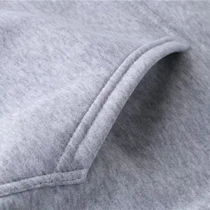 2025 Unisex Soft Custom Grey Hoodie Opciones de pedido grande para marca de invierno o UNIFORMES DE EQUIPO - Product Image 3