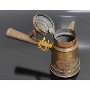 Ustensiles de cuisine théière Dallah forme et taille personnalisées table décorative islamique Dallah cafetière et théière pour mariage et fête - Product Image 2