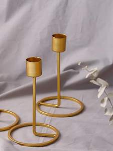 Tendance 2026, nouveau design, bougeoir en métal, support de bougie, bougeoir avec poignée pour la décoration de la maison, en provenance d'Inde - Product Image 4