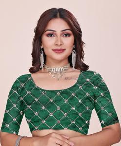 Bollywood indien Designer Showstopper Sari Dernier exclusif de qualité supérieure Saree Blouse Mariage ethnique Superbes femmes à la mode - Product Image 5