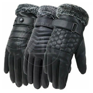 Gants de protection en cuir à écran tactile polyvalents – Coupe-vent pour usage quotidien en extérieur – Vente en gros - Product Image 2