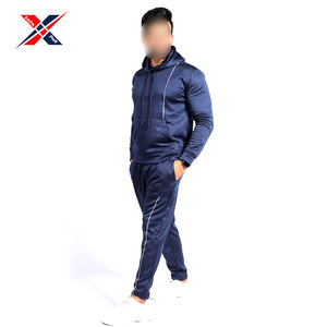 Último diseño chándal deportivo hecho de algodón polar chándal de los hombres mejor precio al por mayor Streetwear estilo hombres chándal - Product Image 6