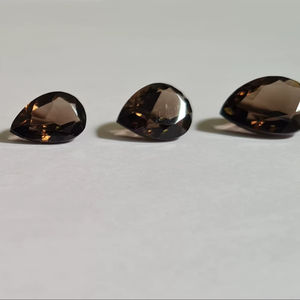 Cuarzo Ahumado Natural 15x10MM Corte Pera, Gema Suelta de la Mejor Calidad para Joyería - Product Image 3