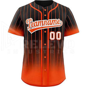 Nuevo Uniforme de Béisbol Sublimado Unisex, Ropa de Equipo Personalizada, Jersey de Dos Botones, Ropa Deportiva con Diseño Único, Transpirable y de Secado Rápido - Product Image 5
