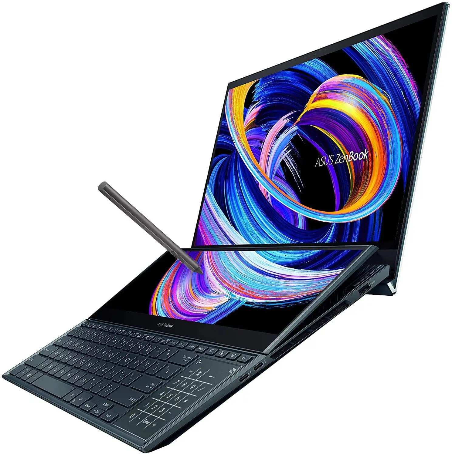 새로운 Zenbook 프로 듀오 UX582 UX582HS i9 11900H 32GB RTX 3080 1TB 4K OLED 노트북을 위한 할인 판매