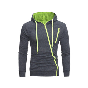 Sudadera con Capucha para Hombre, Gruesa, con Cierre Completo, de Algodón Combinado, Estilo Básico, Talla Grande, con Logotipo Personalizado, 500GSM, 100% Algodón, a la Moda - Product Image 2