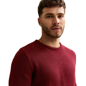 ROYALITE INDUSTRY Pull à col rond pour homme 100% laine coton bio anti-rides anti-rétrécissement anti-boulochage respirant - Product Image 2