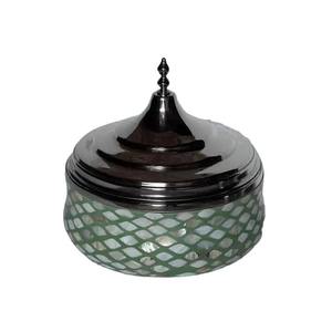 Cacerola de alta calidad hecha a mano con olla caliente de vidrio negro y tapas Diseño de lujo al mejor precio para servir comida de Ramadán - Product Image 5