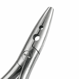 คีมต่อผมสแตนเลสคุณภาพสูง พร้อมรู 2 รู สำหรับถอดไมโครริงและนาโนริง - Product Image 3