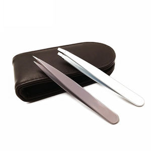Pinzas para Cejas Inclinadas de Acero Inoxidable de Alta Calidad al por Mayor con Logotipo Personalizado y Marca Privada - Product Image 5