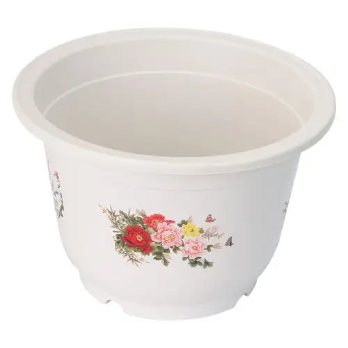 Vaso de flores de tamanho múltiplo, pote de flores de quatro estações personalizado impresso decoração interna e externa