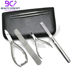 Ensemble d'instruments de podologie pour coupe-ongles, ouverture large, lame courbée, acier inoxydable extra résistant, 6 pièces, outils de soin des pieds - Product Image 2