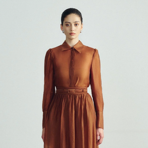 Blusa y camisa de mujer de calidad superior ESPERANZA CON VOLANTES TOPS 73% Cupro 27% Poliéster Ropa de mujer de moda hecha en Vietnam - Product Image 2