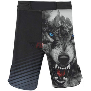 Pantalones cortos de MMA personalizados OEM, la mejor moda, pantalones cortos de lucha de entrenamiento de tela elástica, precio al por mayor, diseño personalizado para artes marciales de boxeo - Product Image 6