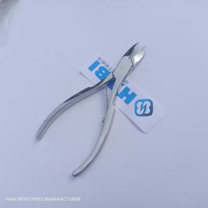 Coupe-ongles en acier inoxydable de haute qualité, pince à ongles incurvée pour les ongles incarnés, instruments de beauté, poignée épaisse pour bébé - Product Image 1