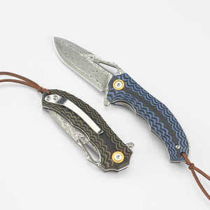 Couteau droit extérieur Durable à bas prix coupe-viande Portable couteau de chasse tranchant avec gaine - Product Image 1