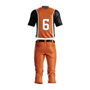 Ensembles respirables d'uniformes de baseball faits sur commande d'OEM avec le bon matériel - Product Image 2