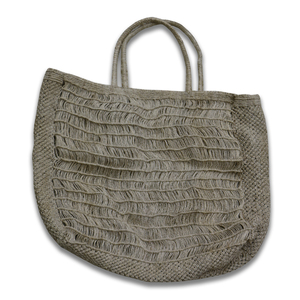 Sac fourre-tout pliable en coton et jute avec logo personnalisé Nouveau design Sac à main unisexe réutilisable avec doublure en toile Deux seaux imprimés pour cadeau de voyage - Product Image 4