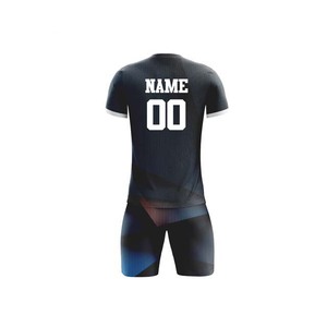 Ensembles d'uniformes de football unisexes en tissu imprimé personnalisé de haute qualité avec logo sur mesure pour équipes adultes, vente en gros - Product Image 4