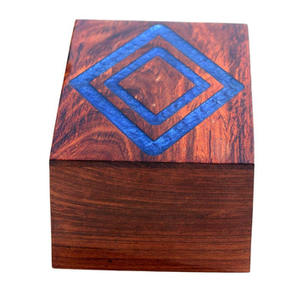 Handmade Wooden Cremation <b>Urns</b> for Adult Funeral and Burial with Custom Logo at Low Price - Product Image 4