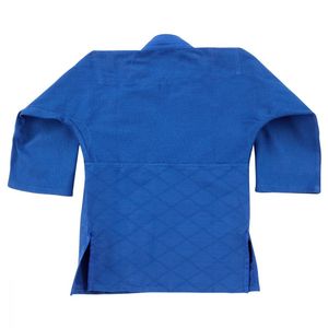 Traje de Judo Junior Green Hill, Kimono Azul de Algodón para Niños, Ropa Deportiva para Entrenamiento de Karate, Taekwondo, Lucha y MMA - Product Image 4