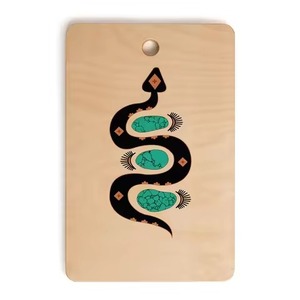 Tabla de cortar de madera con estampado personalizado de moda en alta calidad hecha a mano para cocinas modernas con estilo y facilidad de cocina diaria - Product Image 3