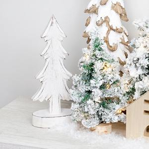 Fabriqué à la main meilleur arbre de Noël en bois festif centre de table saisonnier qui ajoute de la chaleur à votre décor de vacances - Product Image 4