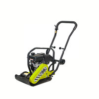 Compacteur de plaque de sol à main diesel essence polyvalent et puissant Pilon plat vibrant pour la construction de routes