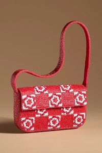 Porte-monnaie contemporain perlé avec broderie artistique - Product Image 1