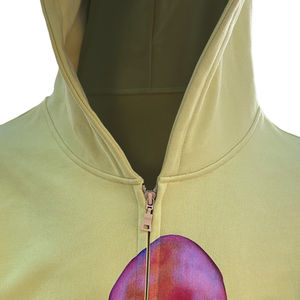 Wholesale Heavyweight Hood Sweatshirt Oversize Zipper No <b>String</b> High Quality Fashionable Custom Logo Embroidered Technique - Product Image 5