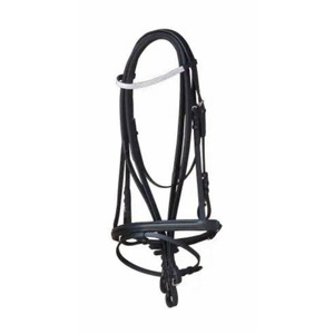 Brida de caballo de cuero ajustable 2025 de alta calidad, venta al por mayor, brida de caballo de cuero genuino a la venta, brida de caballo hecha en fábrica - Product Image 1