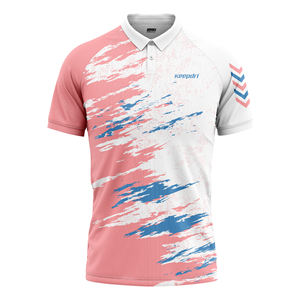 Polo de tennis unisexe sans couture et respirant de haute qualité personnalisé OEM ODM Polos de fitness en polyester et spandex à manches complètes Sports - Product Image 1