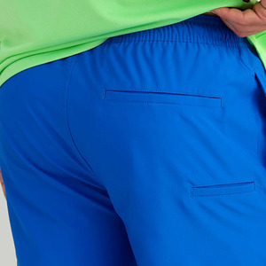 Shorts de Playa Casuales para Hombre, Color Azul Sólido, Poliéster, Cierre con Cordón, Secado Rápido, Cintura Media, Bolsillos de Tela Tejida - Product Image 6
