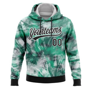 Sudadera con Capucha Unisex de Poliéster, Totalmente Sublimada, con Diseño de Bolsillo Bordado, Secado Rápido, Transpirable, Manga Larga, Ajustada, para Invierno - Product Image 1