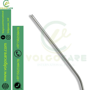 2024 Frazier Canule d'aspiration et tube d'aspiration mastoïdien coudé 7 pouces 18cm Pointe d'aspiration pour ENT Neuro General Gynae - Product Image 5