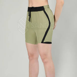 Pantalones cortos Cargo transpirables para mujer al por mayor pantalones cortos Cargo personalizados para mujer de color sólido de último estilo pantalones cortos Cargo para mujer - Product Image 6