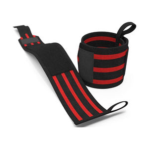 Bandes de poignet de haute qualité 100% coton réglables antidérapantes respirantes pour la musculation en salle de sport, l'haltérophilie, le soutien du poignet pour les sports - Product Image 1