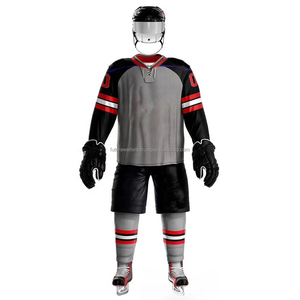 เครื่องแบบฮ็อกกี้น้ำแข็งโพลีเอสเตอร์สำหรับ100% เครื่องแบบฮ็อกกี้น้ำแข็งสั่งทำ - Product Image 1