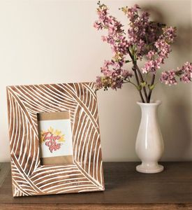 Juego de 2 marcos de fotos de madera de mango, marco de fotos de madera hecho a mano, fabricante y exportador indio para regalos y decoración - Product Image 6