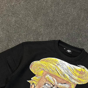 Ropa de calle de invierno holgada para hombre, sudaderas con capucha de lana de gran tamaño con bordado estampado de alta calidad, transpirables y ecológicas - Product Image 4