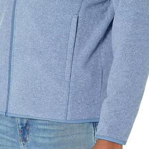 Vente en gros de sweats à capuche en molleton pour hommes, de haute qualité, avec fermeture éclair, design personnalisé, logo personnalisé, options de couleur et de taille, mode d'hiver - Product Image 3