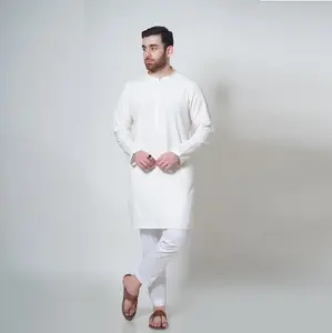 Robe pour homme traditionnelle pakistanaise shalwar kameez kurta de couleur personnalisée